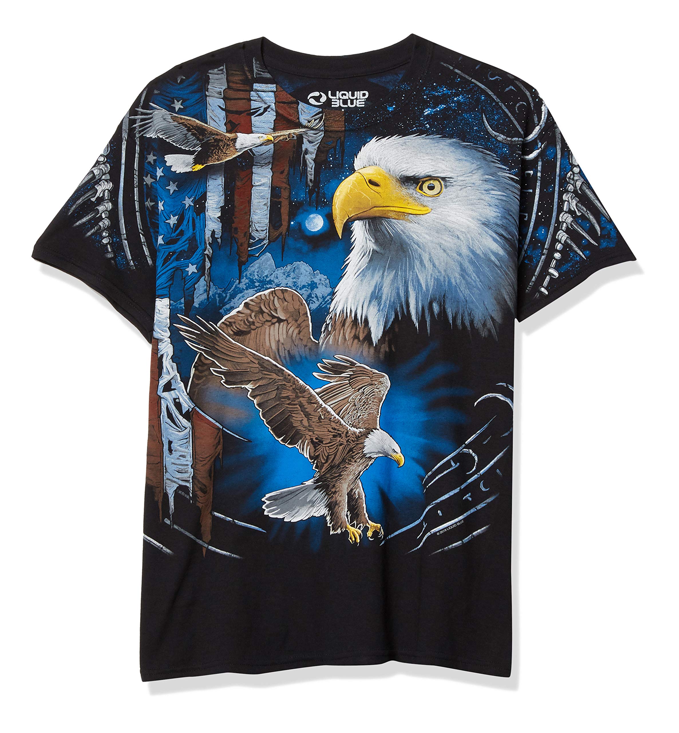 Liquid Blueunisex-adult Tribal Eagle All Over Print T-Shirt T-Shirt