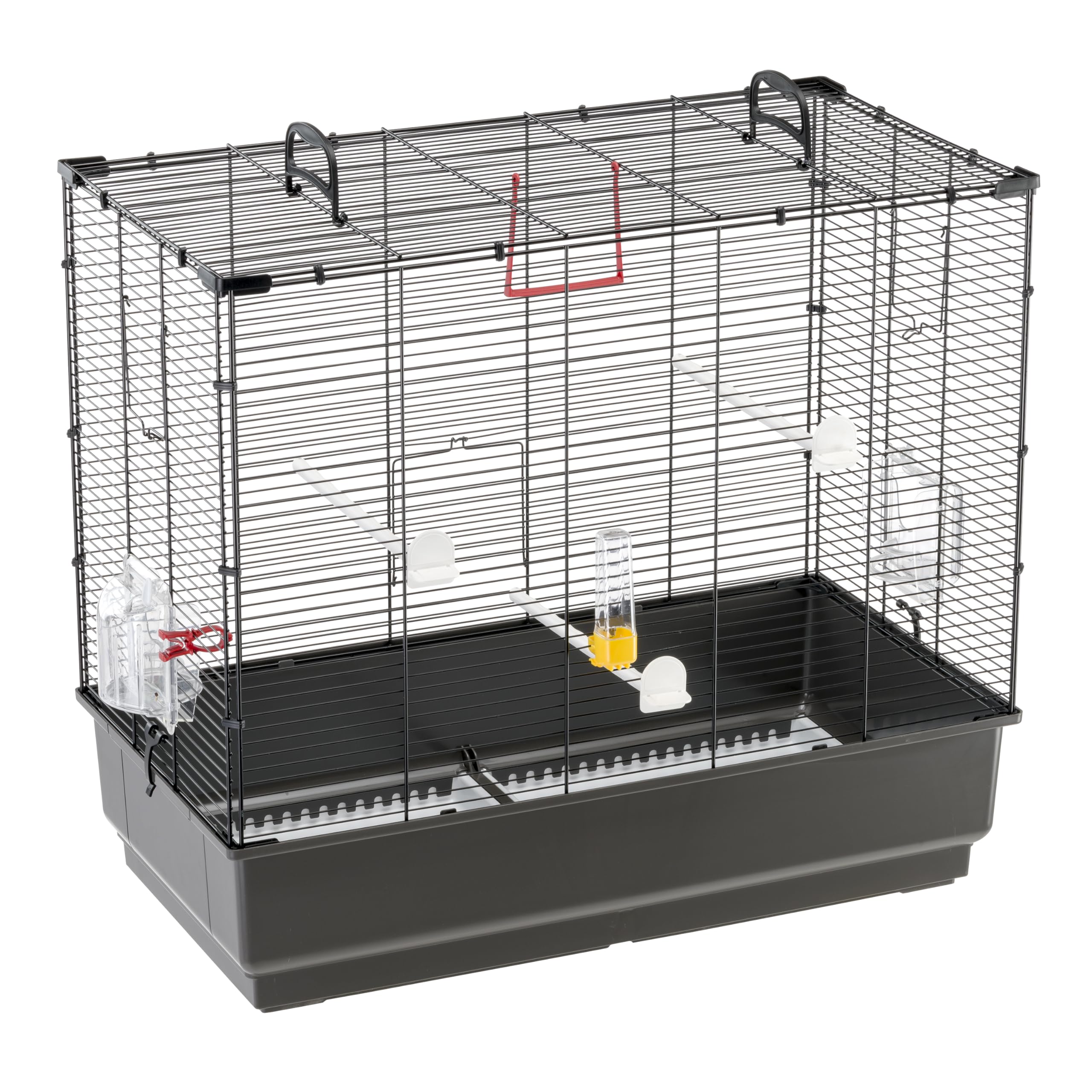 Ferplast Cage à Oiseaux, Canaris, Perruches et Autres Petits Oiseaux Piano 5, livrée avec Accessoires, 70 x 38 x h 62 cm