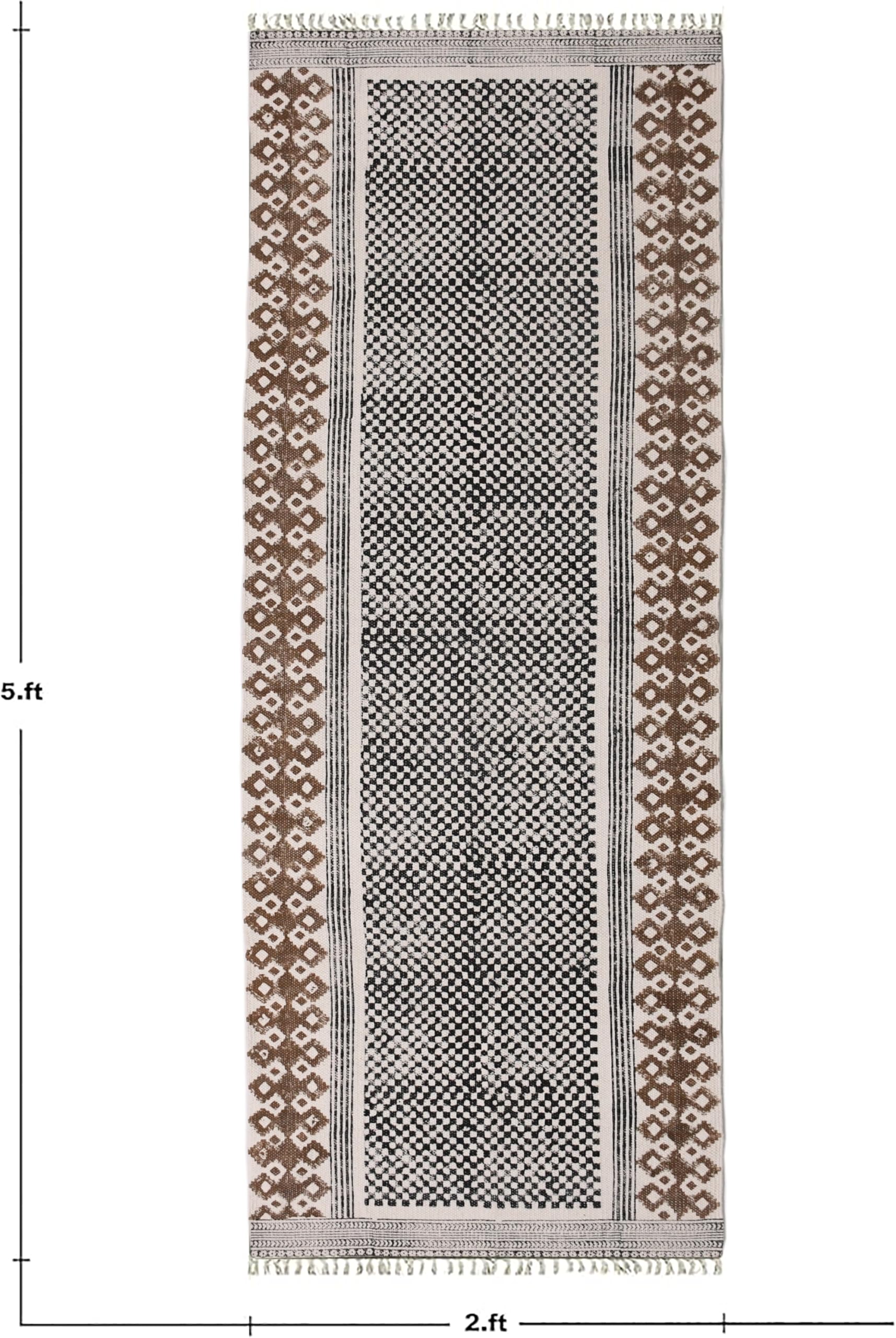Tappeto quadrato in cotone stampato a mano, 1,2 x 1,2 m, stile azteco, indiano, bohémien, fatto a mano, per esterni, casa, ufficio, soggiorno