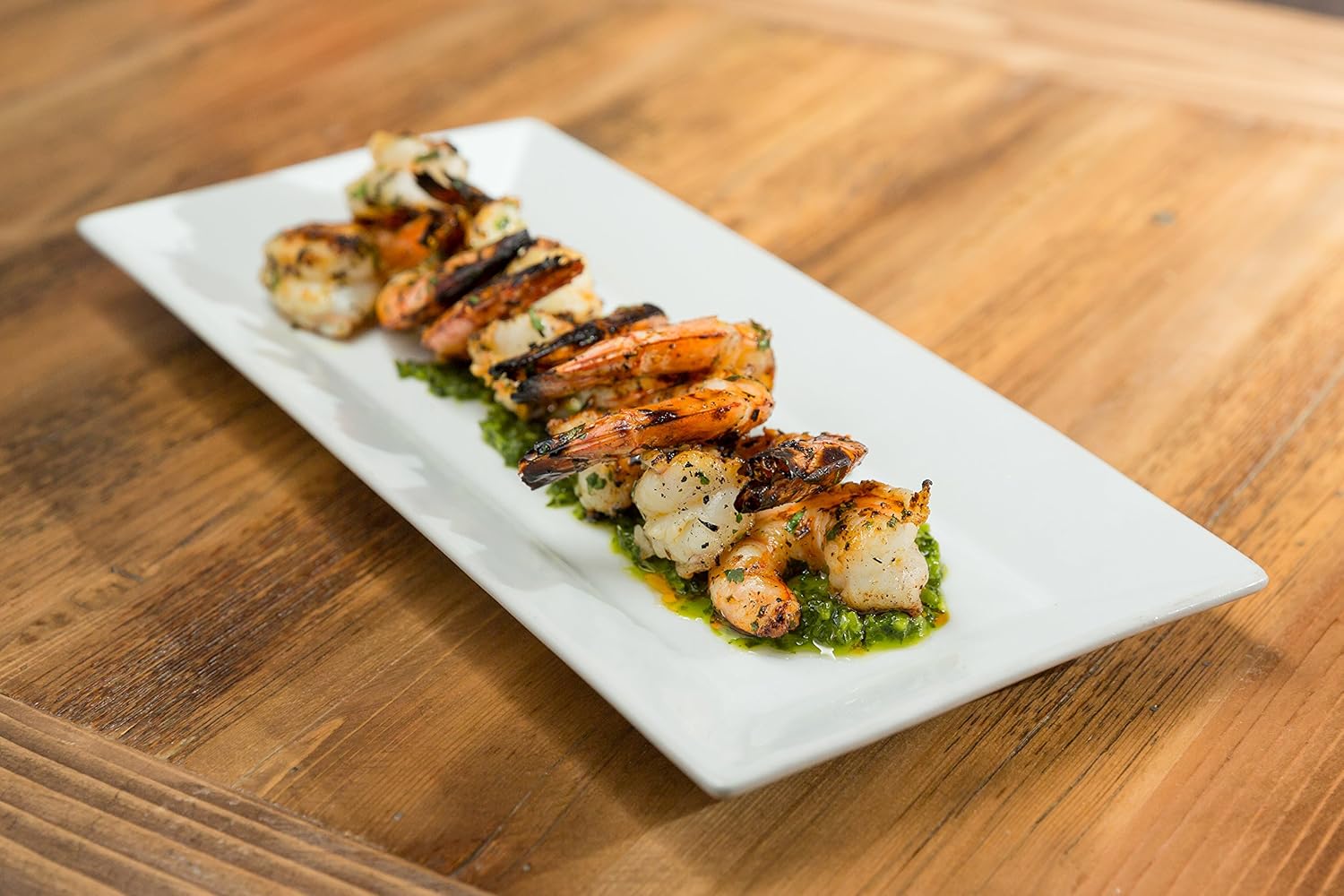 10 Strawberry Street Whittier 7"x 15" Rectangular Platter, Set of 2, White