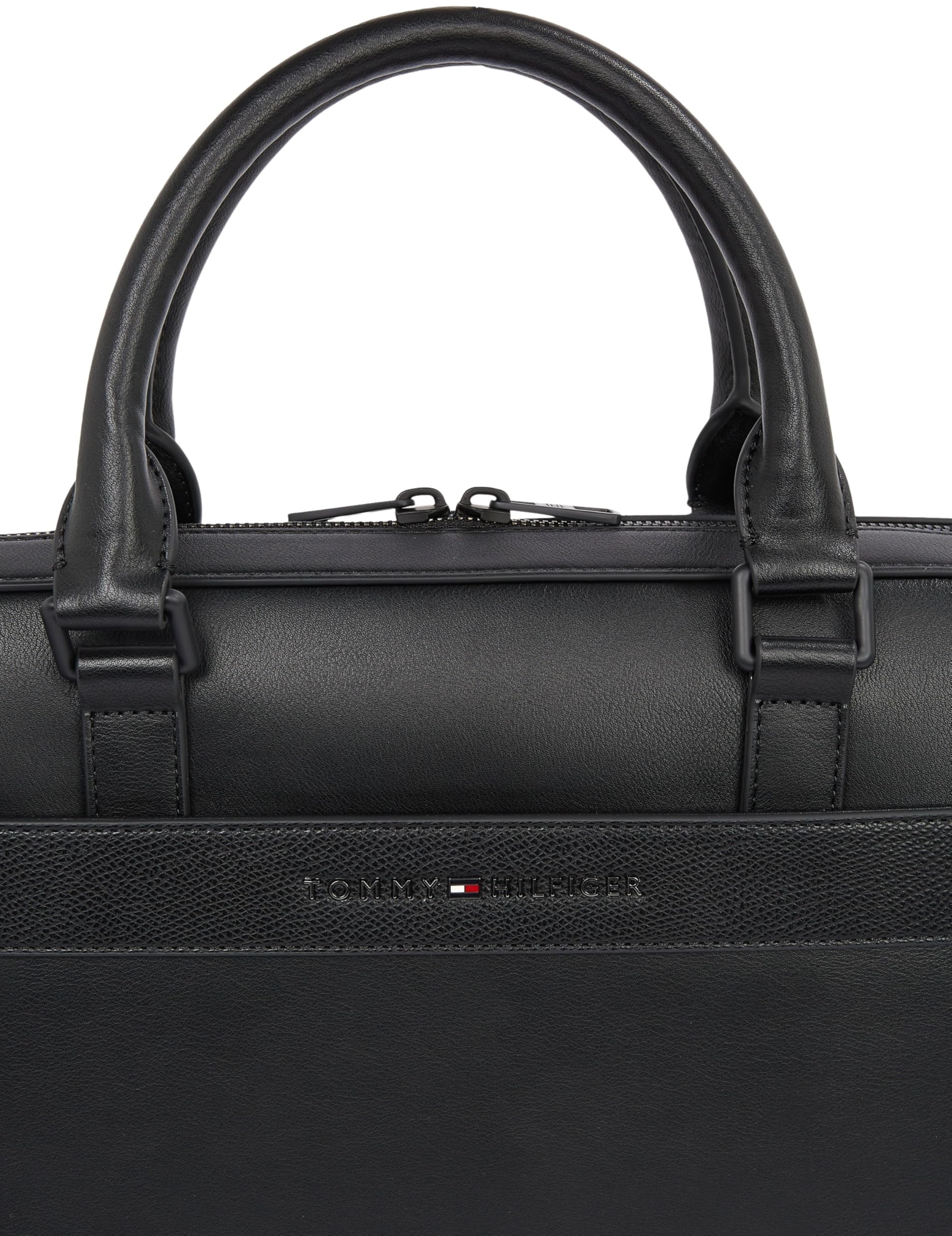 Tommy Hilfiger Maletín para portátil Hombre Corp elegante, Negro (Black), Talla Única