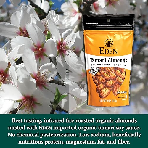 Miniatura 3 de Eden Almendras Tamari Orgánicas, 4 oz