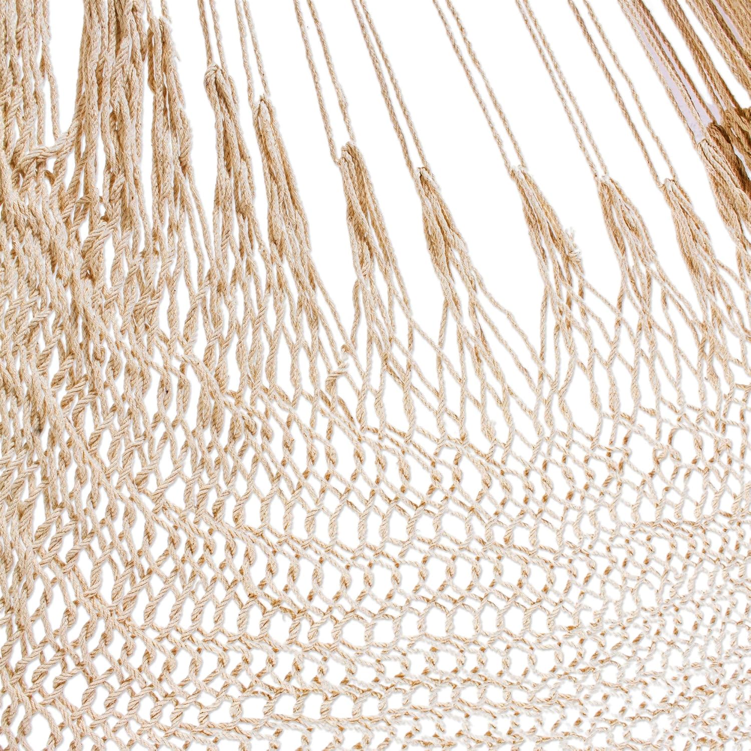 Novica Handmade Ocean Seat in Ivory Cotton Hammock Swing (Single)