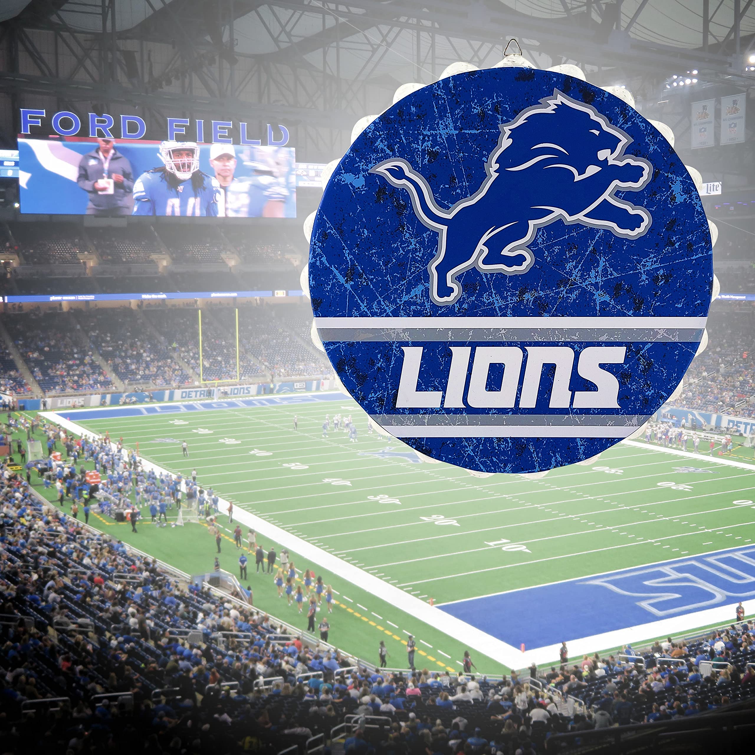 Vintage Lions Inspired Mini Football Helmet Decals Vintage Lions Inspired Mini Football Helmet Decals