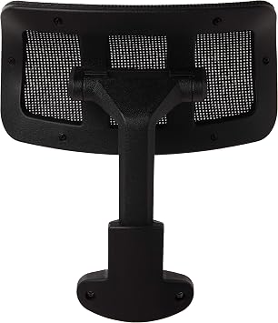 Lorell Mesh High-Back Office Headrest, Black, for use Hi-Back Mesh Chairs, 1 Count