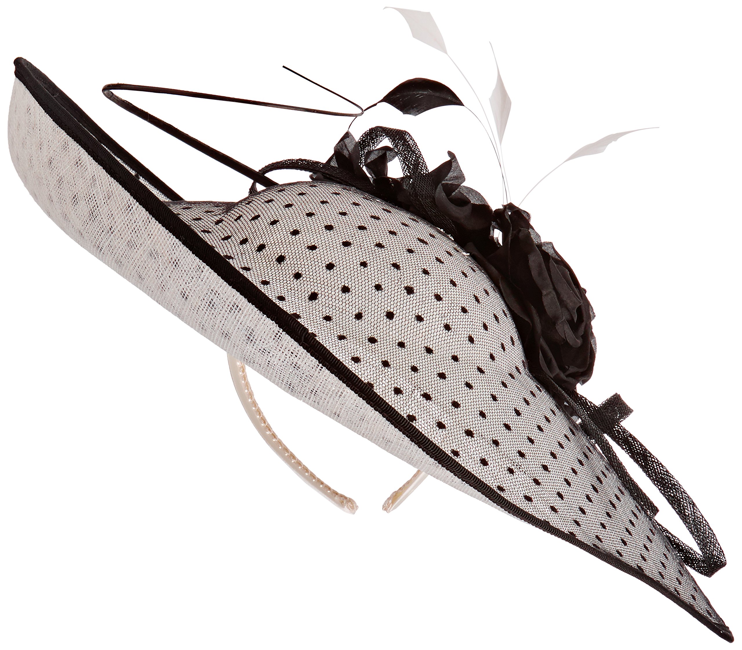 Jacques Vert Women's Spotty Flower Disc Headband, Multicoloured (Light Neutral), One Size