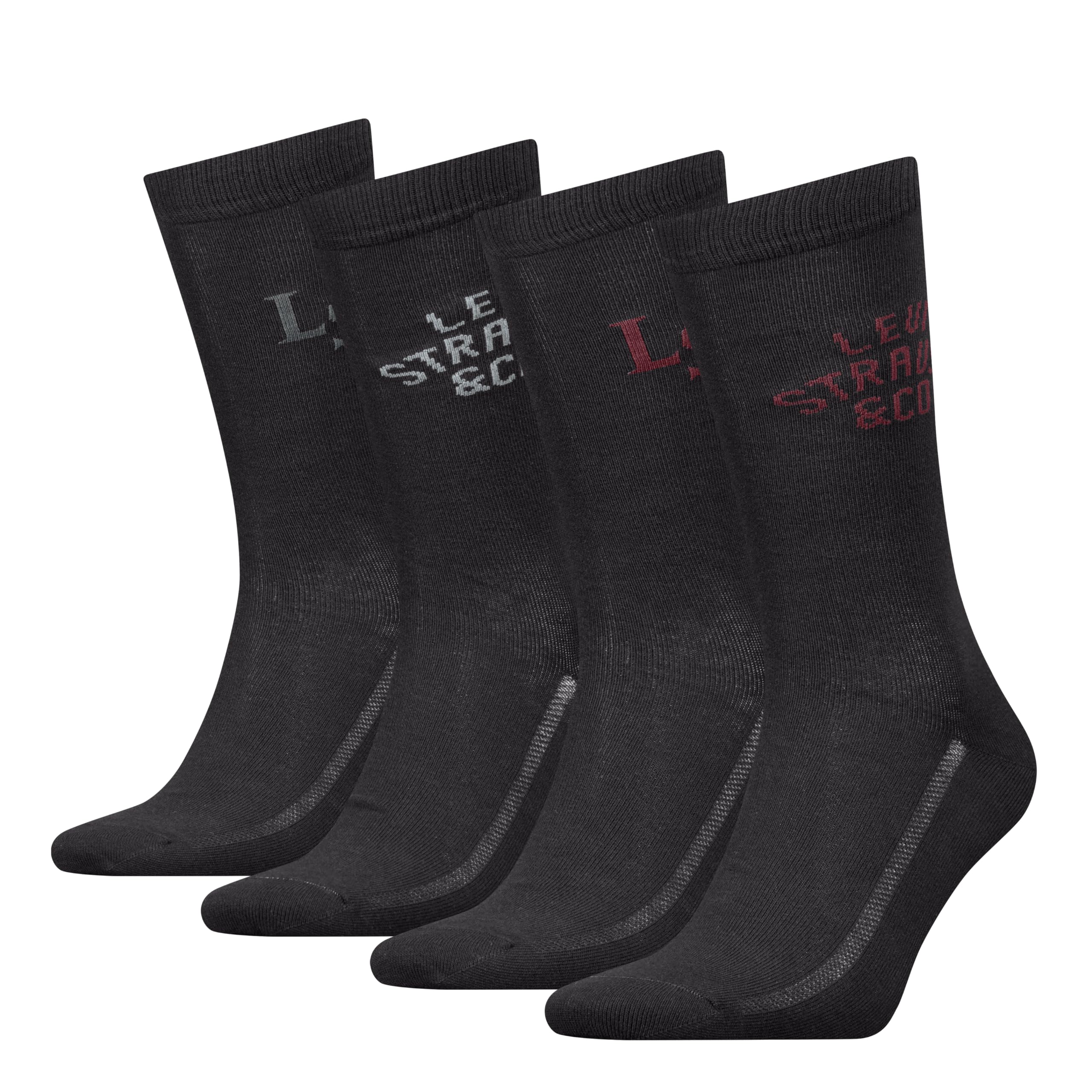Levi's Unisex Regular Cut Logo Giftbox Classic Sock (4er Pack)