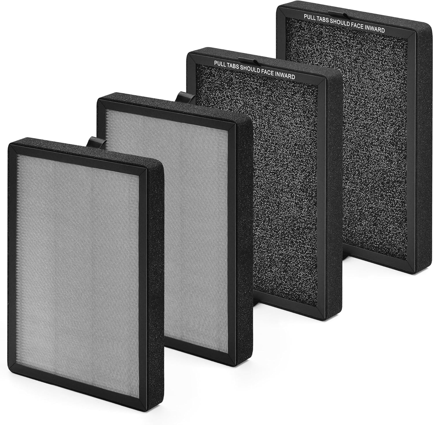 KF250 Replacement Filter Compatible with Kenmore Air Puri-fier Model PM2010, for KF250 1200e Series Air Puri-fier Replacement True HEPA Filter, Compare to Part# KF250, 4-Pack