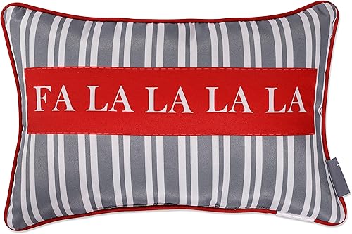 Miniatura 3 de Pillow Perfect Almohada lumbar para exteriores e interiores, color gris