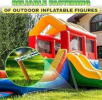 Vista 8 de 6 Pack Snow Stakes for Winter - 12.6" Lightweight Aluminum Tent Stakes for Sand, Snow & Soft Ground, Vibrant Color and Wind-Resistant, Durable and