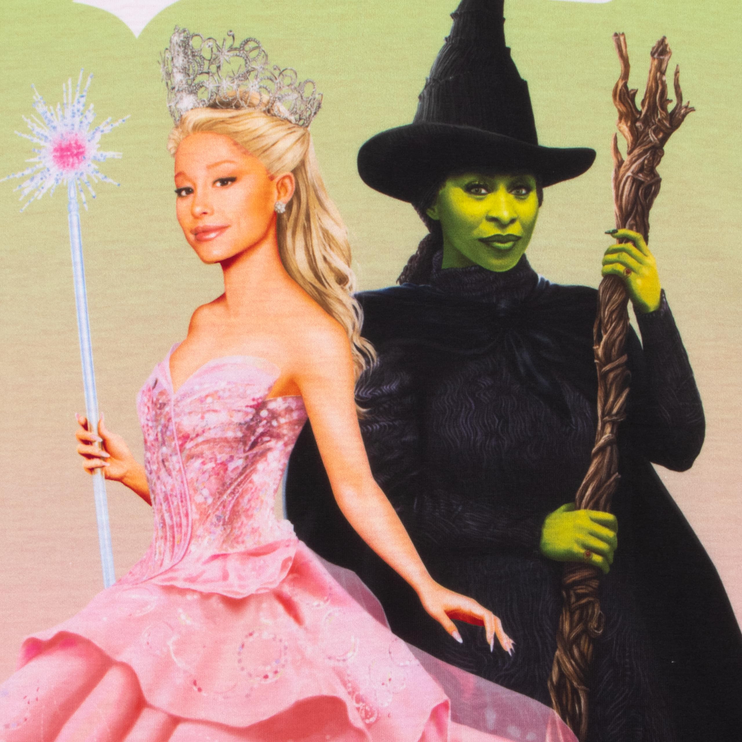 WICKED Koszula Nocna Dla Dziewczynek | Glinda I Elfaba Nocne Koszule Dla Dzieci | Koszula Nocna Glinda