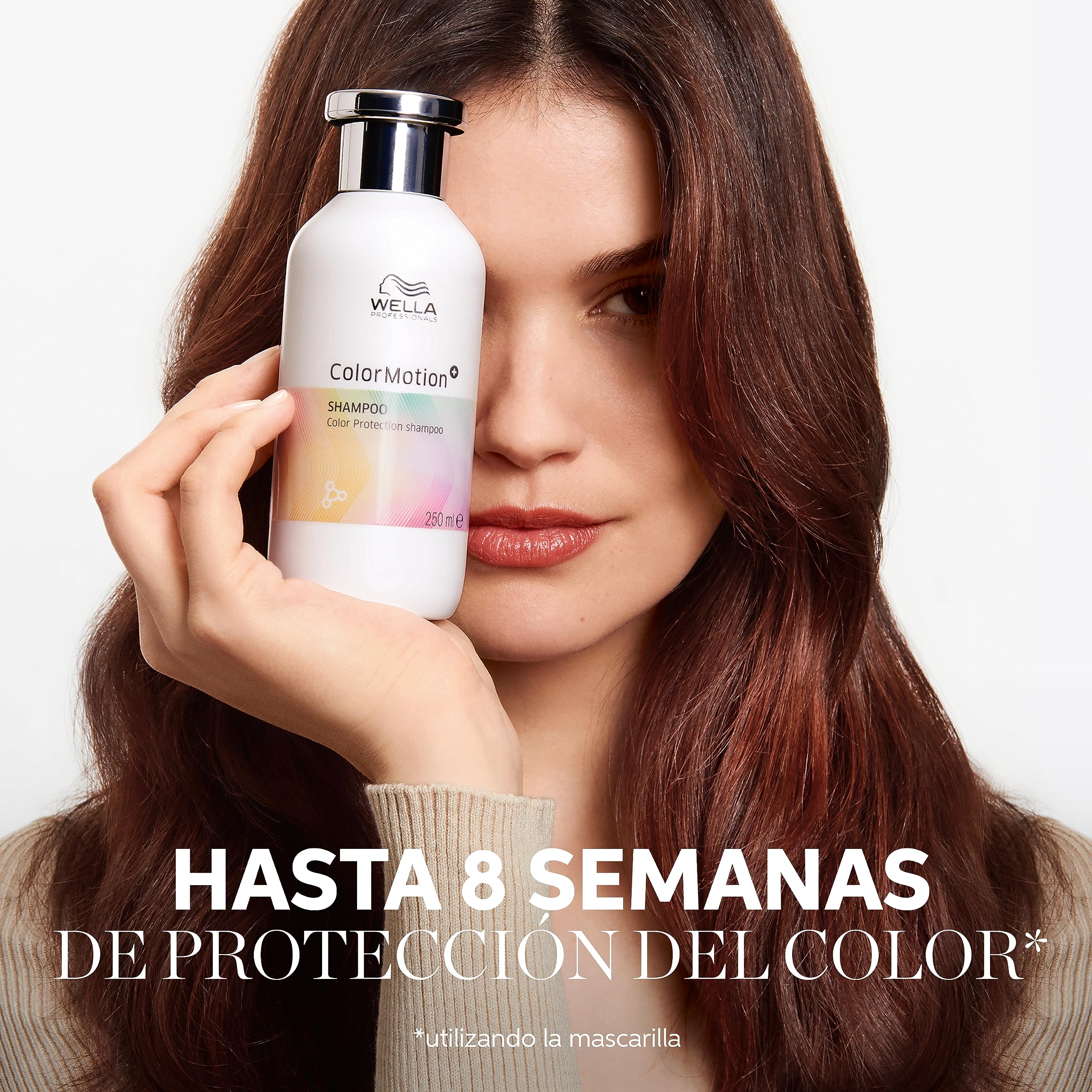 Wella Professionals - Pack ColorMotion - Champú Protección del Color 500ml + Mascarilla de Reestructuración 500ml - Intensidad de color, brillo y suavidad | Pelo teñido, seco y dañado