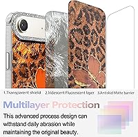 Vista 486 de I-MGAE-IN-AR - Funda diseñada para iPhone 12 y 12 Pro, diseño de mariposa plateada brillante, funda protectora de poliuretano termoplástico, suave
