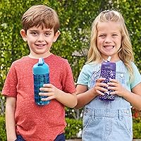 Vista 4 de Bentgo Kids Prints - Lonchera para niños, botella de agua para niños - Nuevo y mejorado 2023 (tiburones)