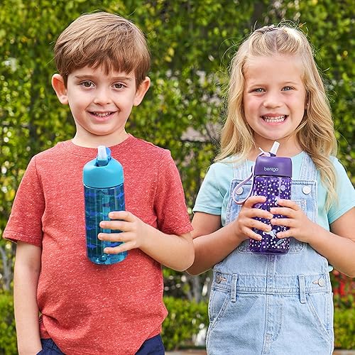 Miniatura 4 de Bentgo® Juego de mochila 2 en 1 para niños y bolsa de almuerzo aislada para agua - Nuevo y mejorado 2023 (tiburón), Azul, Bentgo Mochila para niños
