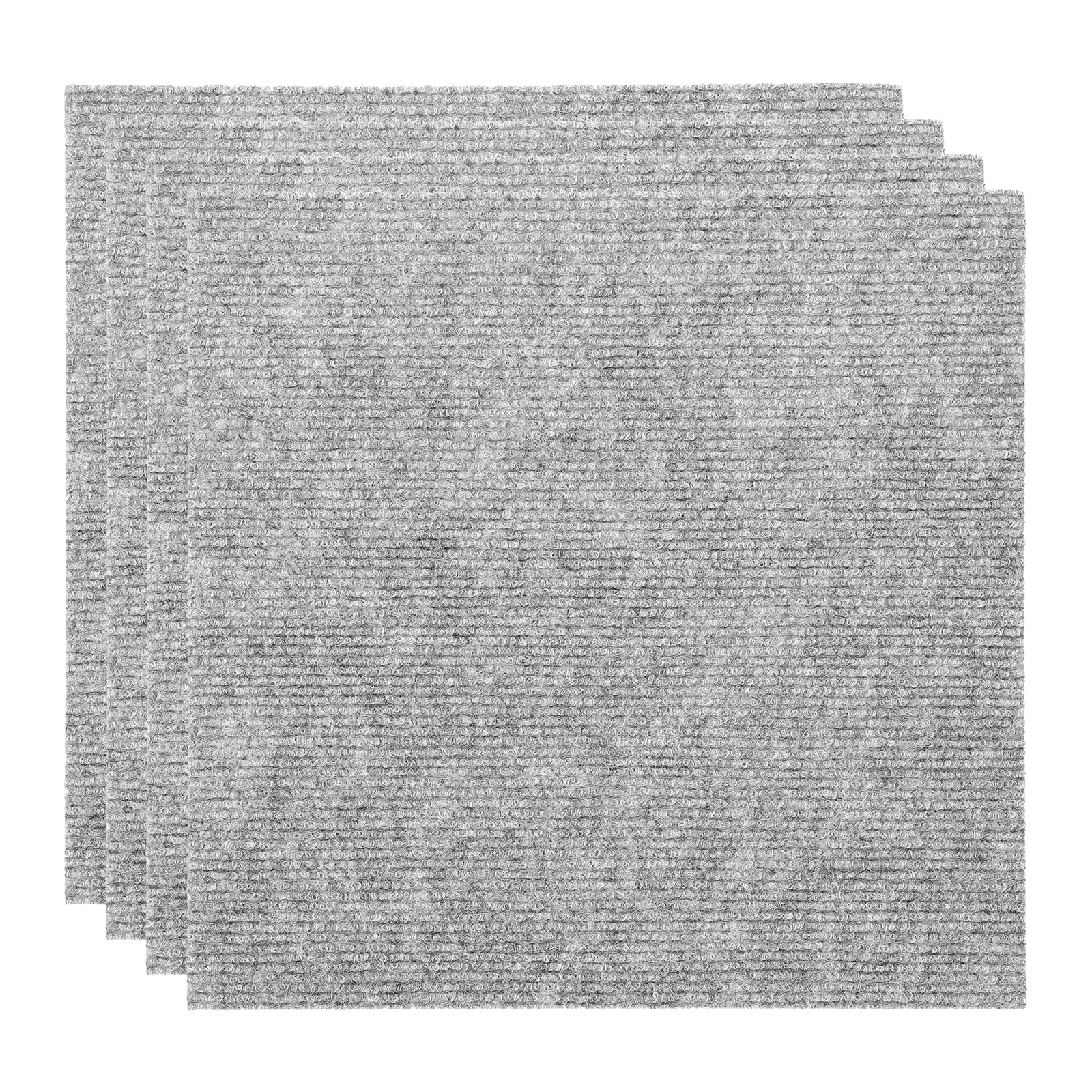 Dalle de moquette autocollante PATIKIL gris clair pour fond de table et décoration intérieure