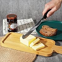 Vista 6 de Cuchillo multifunción 4 en 1 para untar mantequilla de maní, mantequilla y mermelada con facilidad Revuelve, raspa y limpia los frascos