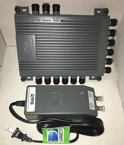 DirecTV SWM16 Single Wire Multi-Switch (16 Channel) (SWM-16) With 29V Power Supp