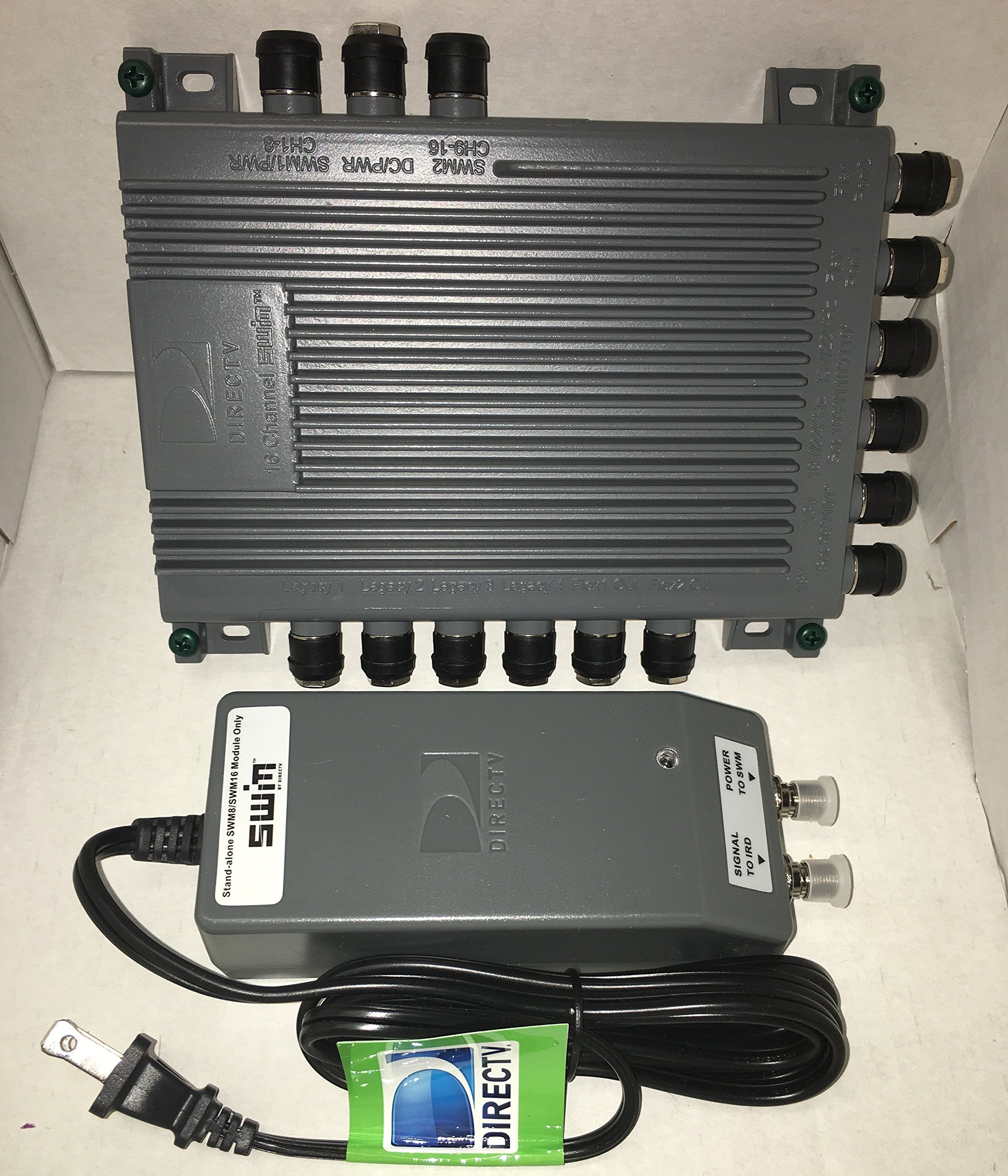 Photo 1 of **MISSING POWER SUPPLY**DirecTV SWM16 Single Wire Multi-Switch (16 Channel) (SWM-16) With 29V Power Supply Combo Kit by MN Nice