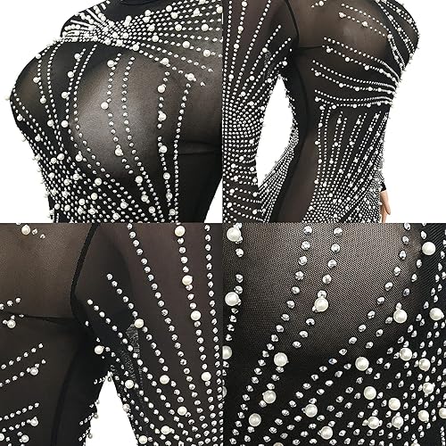 Miniatura 5 de Vestido de noche sexy para mujer con orificios candentes, para fiesta y club