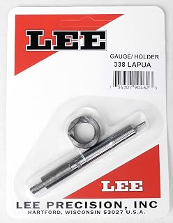 Lee Precision Reloading Gauge/Holder 338 Lapua Lee Precision Gauge/Holder 338 Lapua, Silver, Small
