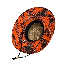 FOCO unisex adult Ncaa College Team Logo Floral Sun Straw Hat, Team Logo, One Size US