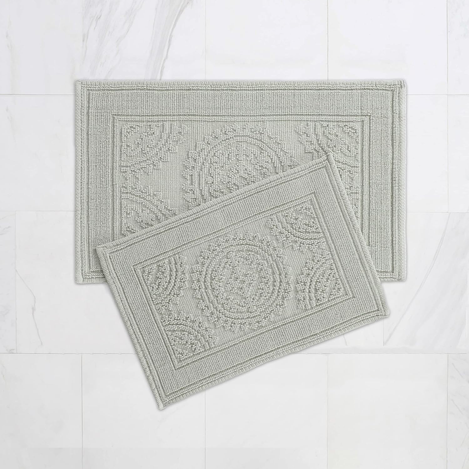 Jean Pierre New York Cotton StoneWash Medallion 17x24/20x32 in. 2Piece