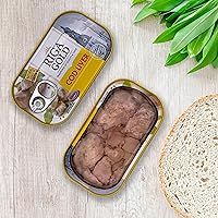 Vista 3 de Riga Gold Hígado de bacalao en aceite propio 4.27 oz/ 121g de Islandia (paquete 6)