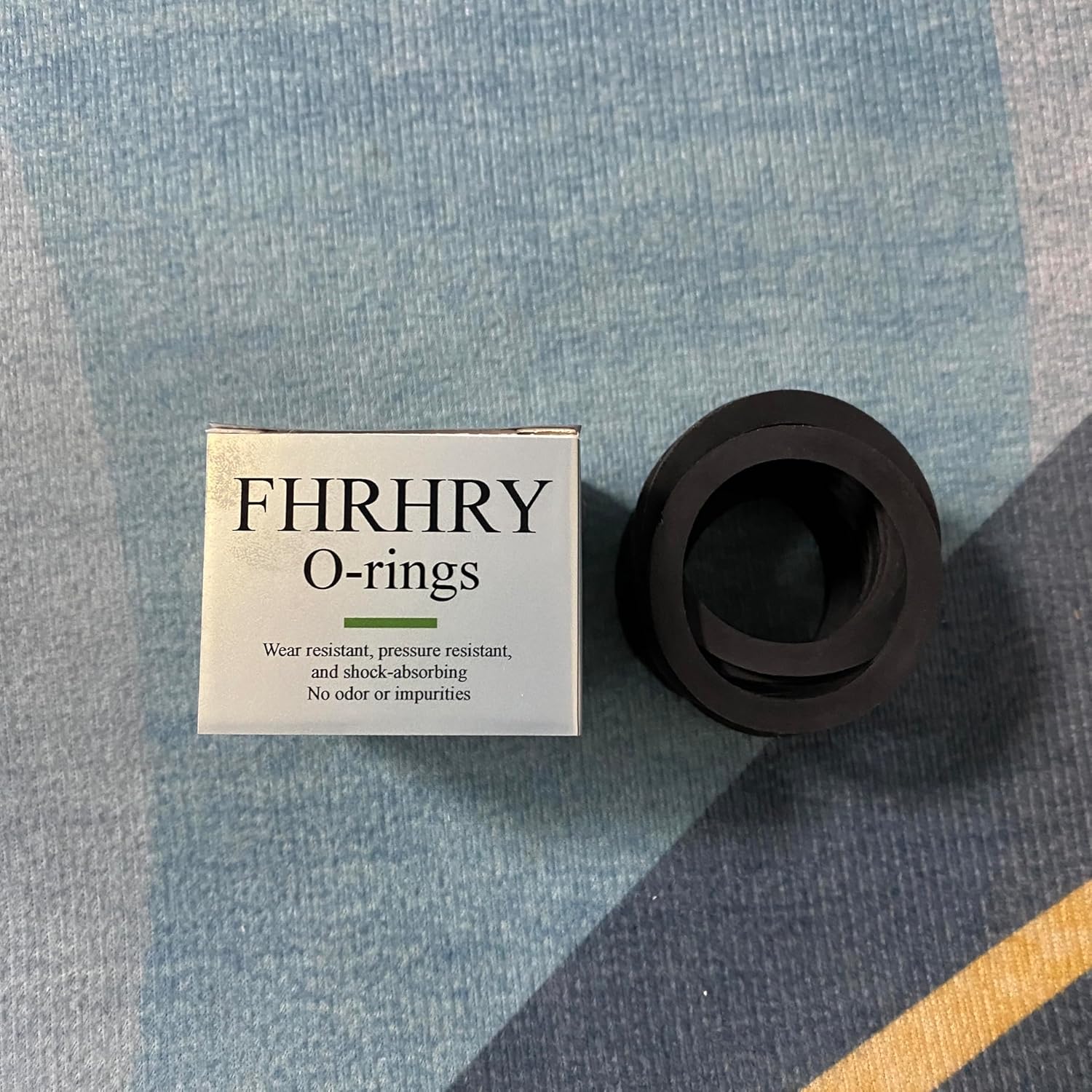 FHRHRY O-Ring Assortment Kit, Rubber Washer Orings Kit, Black Pressure Washer O Ring Set for Hose Faucet Automotive Air Gas Plumbing Sealing
