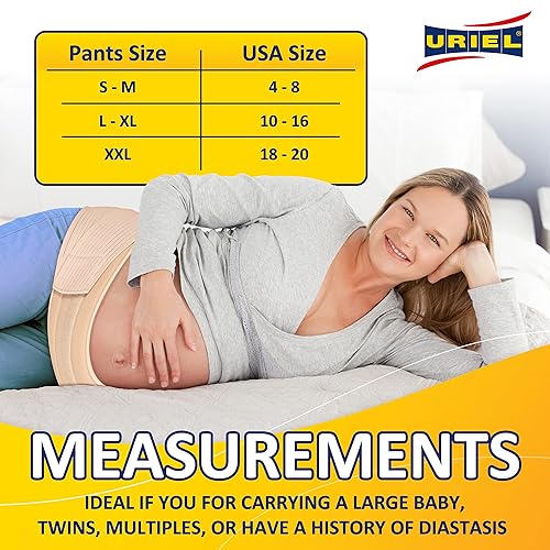 Miniatura 5 de URIEL Banda de vientre de maternidad, bandas para el vientre posparto, bandas para el vientre para mujeres embarazadas, banda de apoyo para el