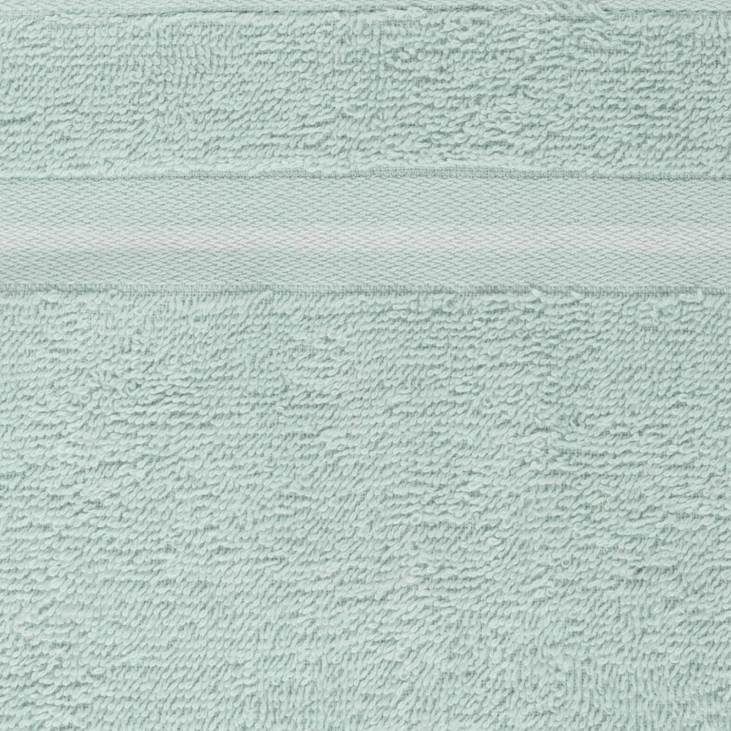 8PC Towel Set - 575GSM 100% Cotton Bathroom Essentials with 2 Bath Towels, 2 Hand Towels, 2 Washcloths, and 2 Fingertip cloths- Absorbent Sheets for Bath, Gym, Dorm and Spa by Bedford Home (Seafoam)