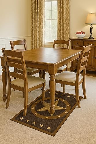 Miniatura 2 de Furnish my Place 800 Texas Star Cowboy Area - Alfombra infantil para sala de juegos, baño y jardín de infantes, tapete para el suelo, Texas Western