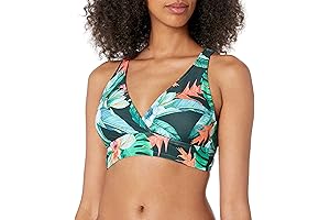 athena swimwear Women's Blue Hawaii 25 Min. Sport Bra