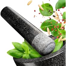 Granite Pestle 16 cm Black Polished for Mortar Spices, Herbs, Nuts Grinding