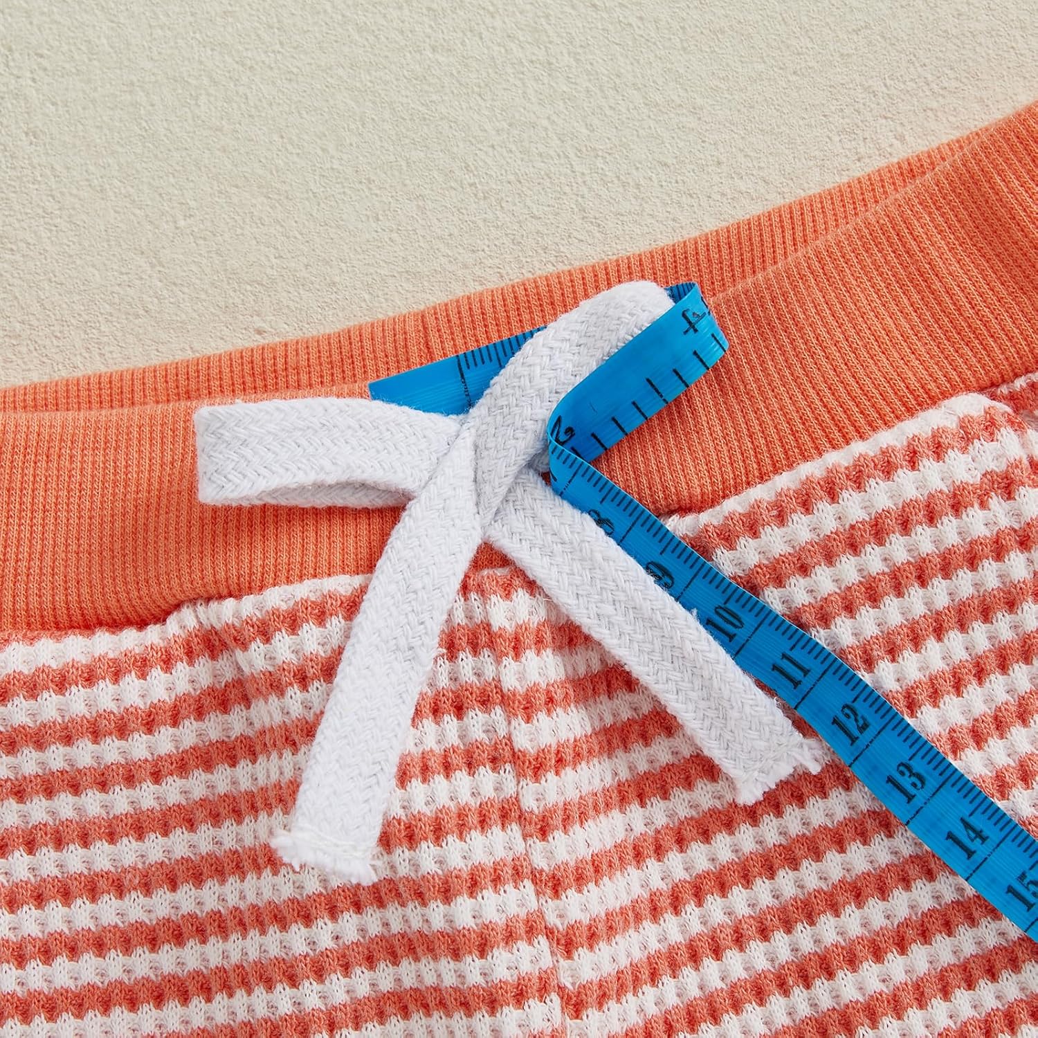 Baby Girl Halloween Outfit Cute Ruffles Waffle Pumpkin Face Sweatshirt Top and Pants Toddler Girl Fall Outfits - Image 9