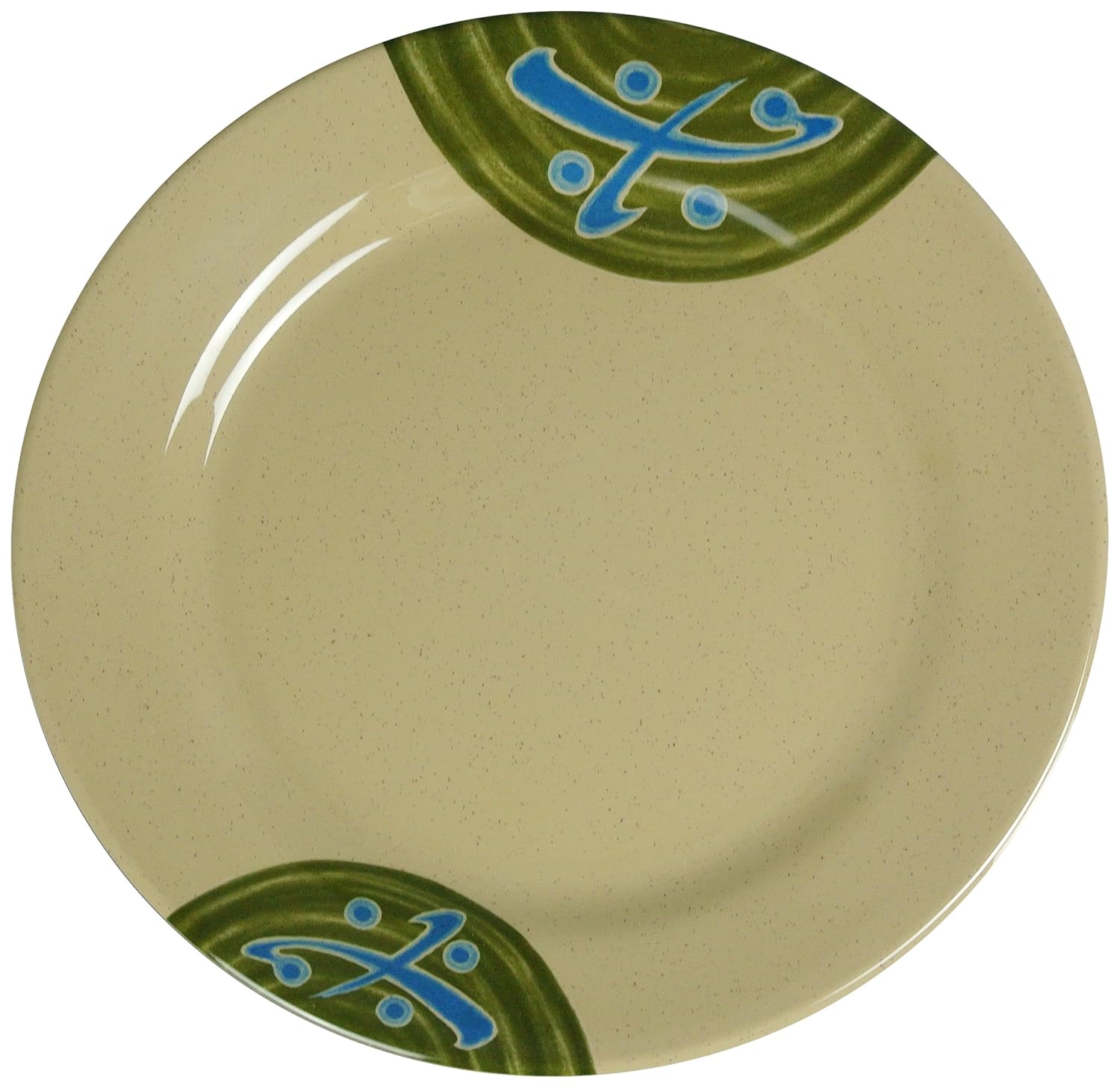 Yanco JP1009 Japanese Round Plate, 9" Diameter, Melamine