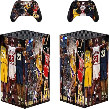Xbox Series X Console Controllers Skin Decals Stickers Wrap Basketball Goat Vinyl for Xbox Series X Console