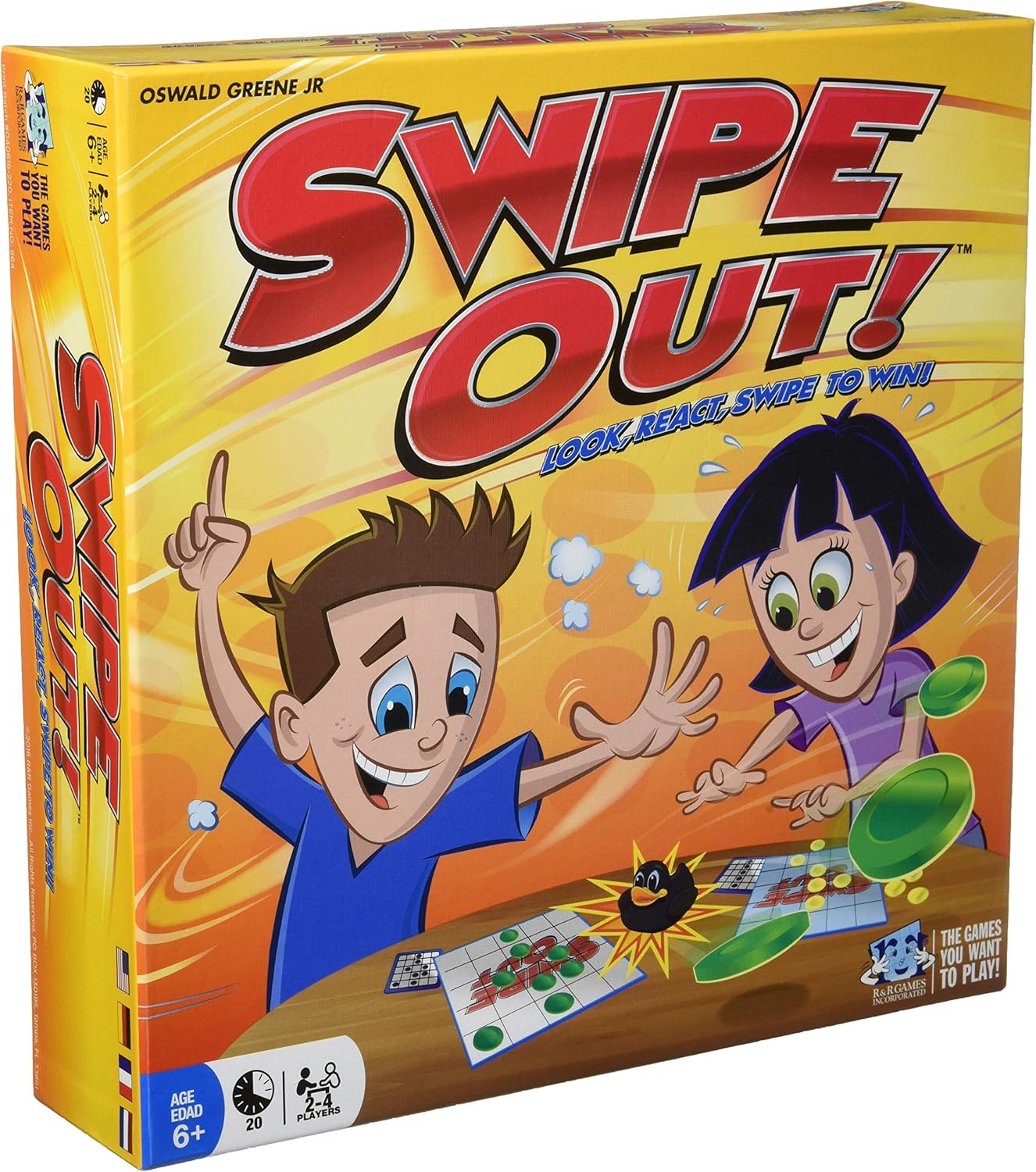 R&R Games Swipe Out, Card Game, Kid’s Card Game