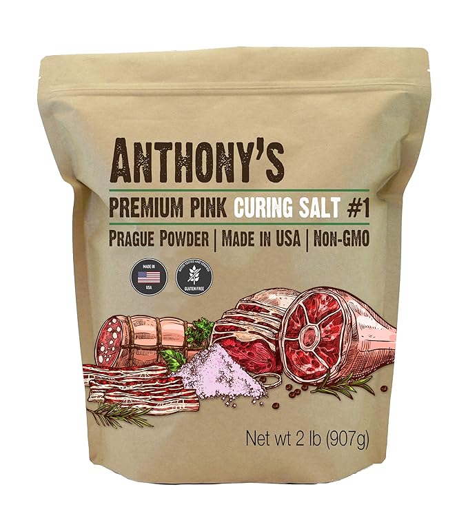 Amazon Com Anthony S Pink Curing Salt No 1 2 Lb Grocery Gourmet Food