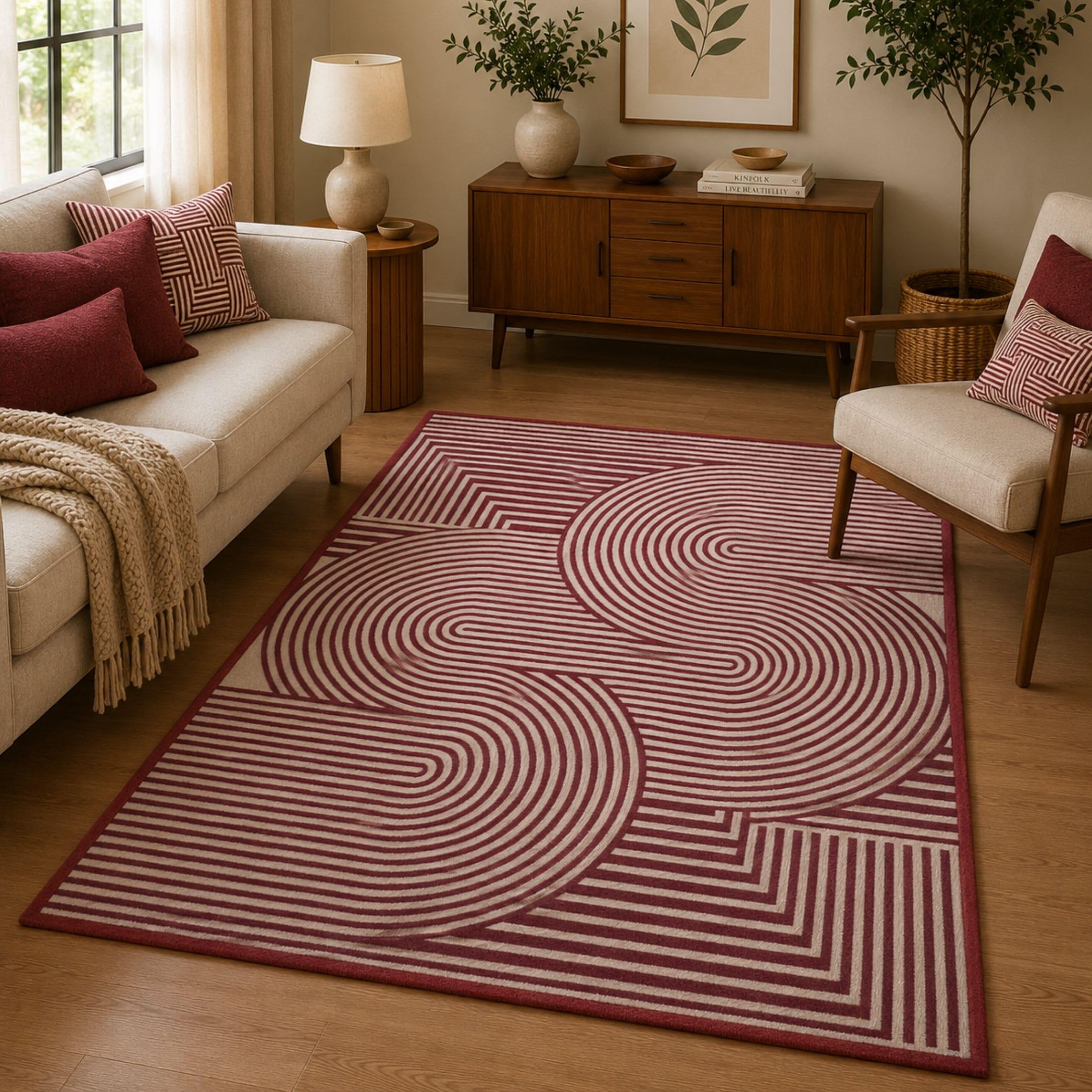 Vintage Digital Print Carpet - Soft Microfiber Rug -7 Vintage Digital Print Carpet - Soft Microfiber Rug -7