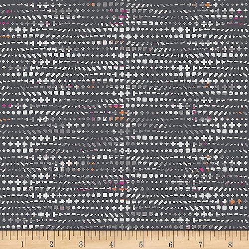 Miniatura 3 de Art Gallery Fabrics Galería de arte Charleston - Tela de mármol, color blanco