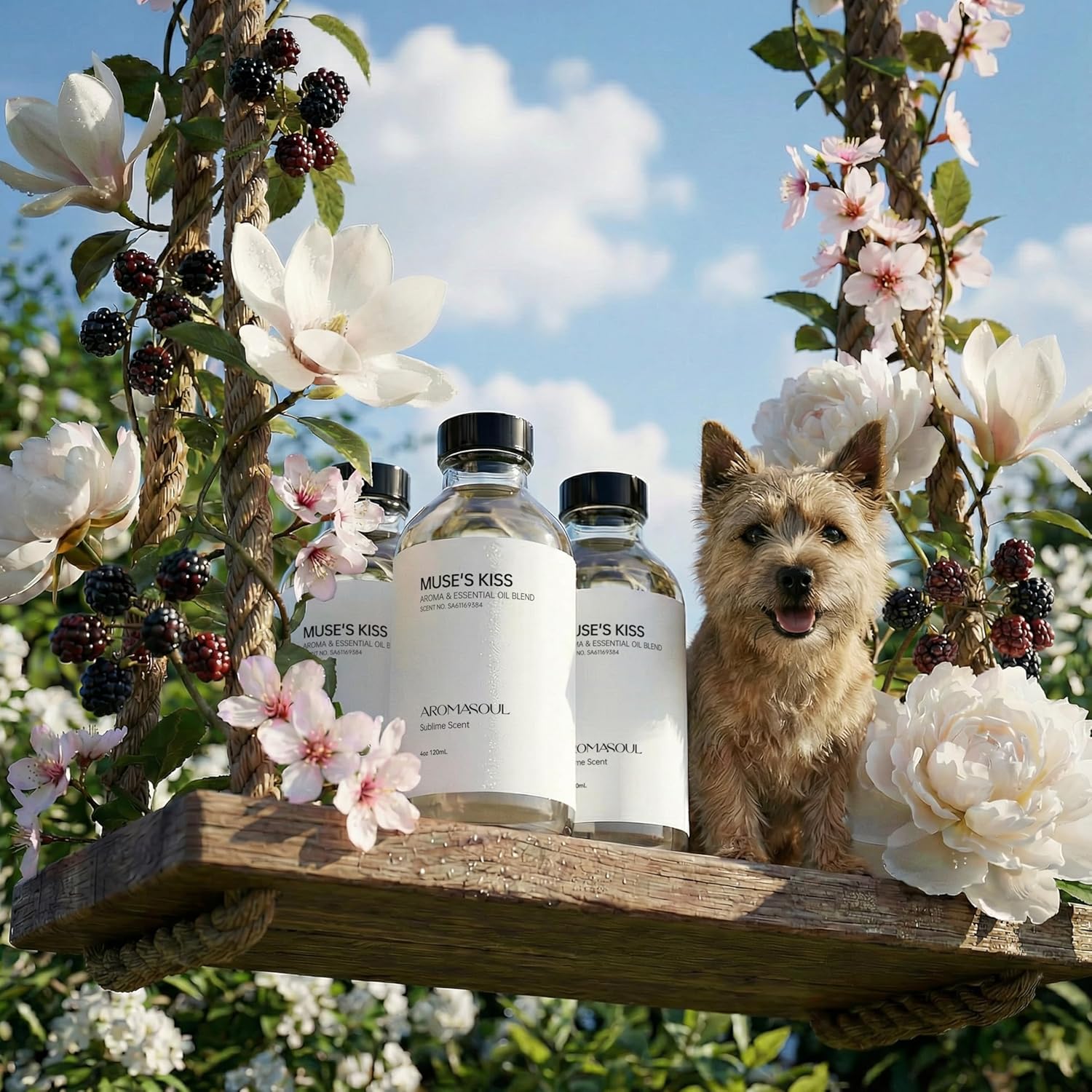 Hotel Diffuser Oil Muse's Kiss Scent - Premium Fragrance Oil for Ultrasonic and Waterless Diffuser - 120 mL, 4 fl oz