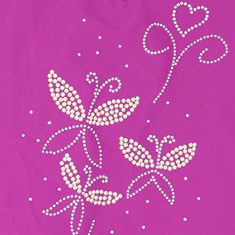 # 187 / Italy Hand-Made/Figure Ice Skating Dress/Sz: M, Fuchsia Pr
