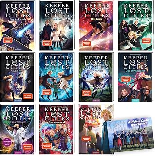 Keeper of the Lost Cities – Komplett Saga (1–11) - Alle Bände der Fantasy-Buchreihe im Set - Jugendbuch New-York-Times-Bestseller Box Set Sammlung mit einer exklusiven Design-Aufstellkarte