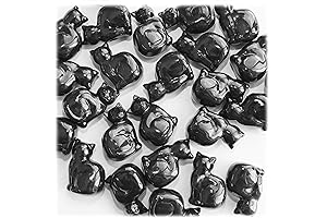 Black Cat Pendant Charms Beads 1" USA Made Large Hole