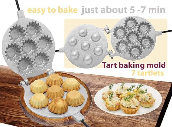 Cupcake maker Cake Mini Muffins Open Pies Cookie Maker round form Baking basket Tart maker