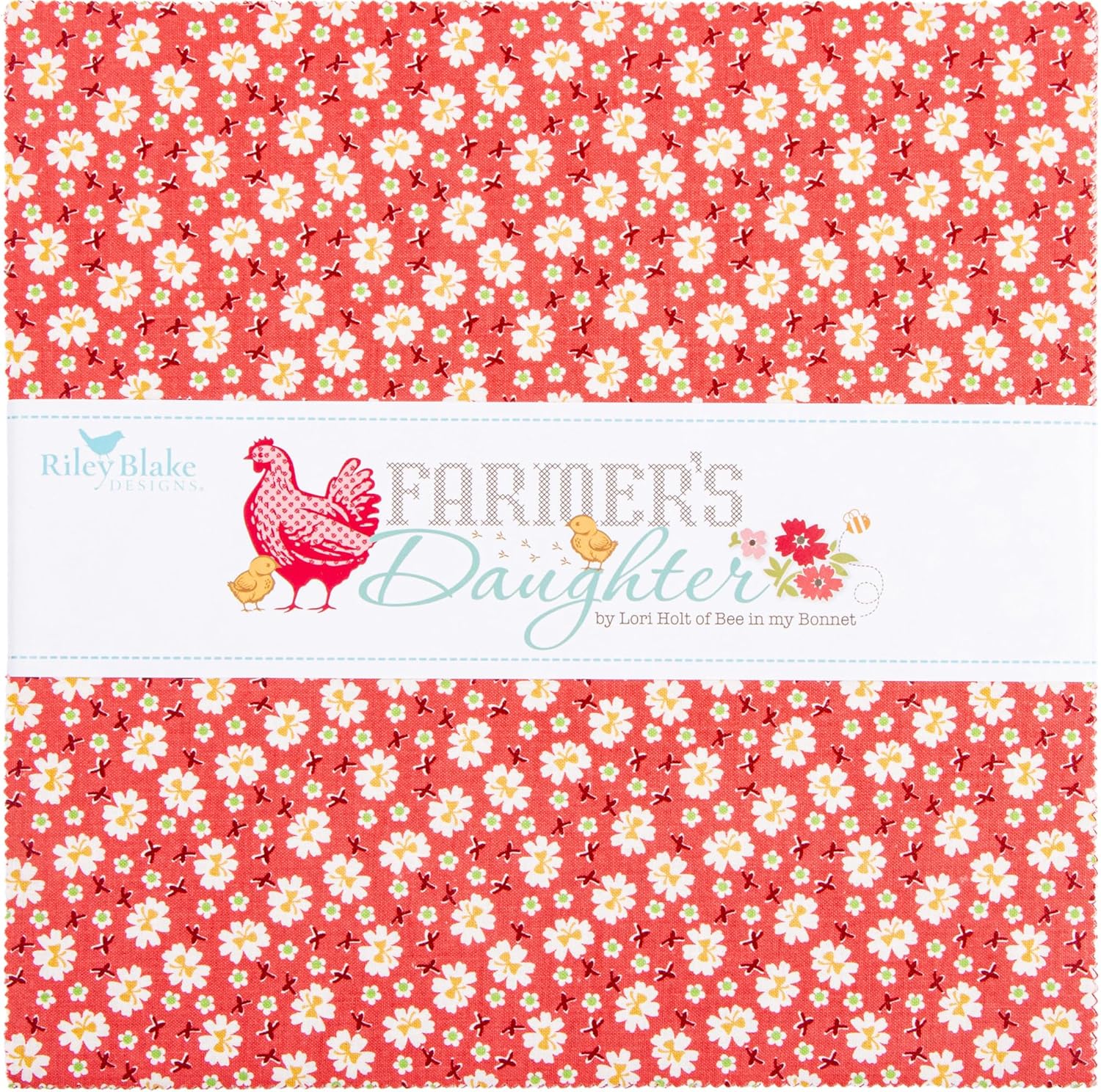 Lori Holt Farmer's Daughter 10" Stacker 42 10-inch Squares Layer Cake Riley Blake 10-17160-42