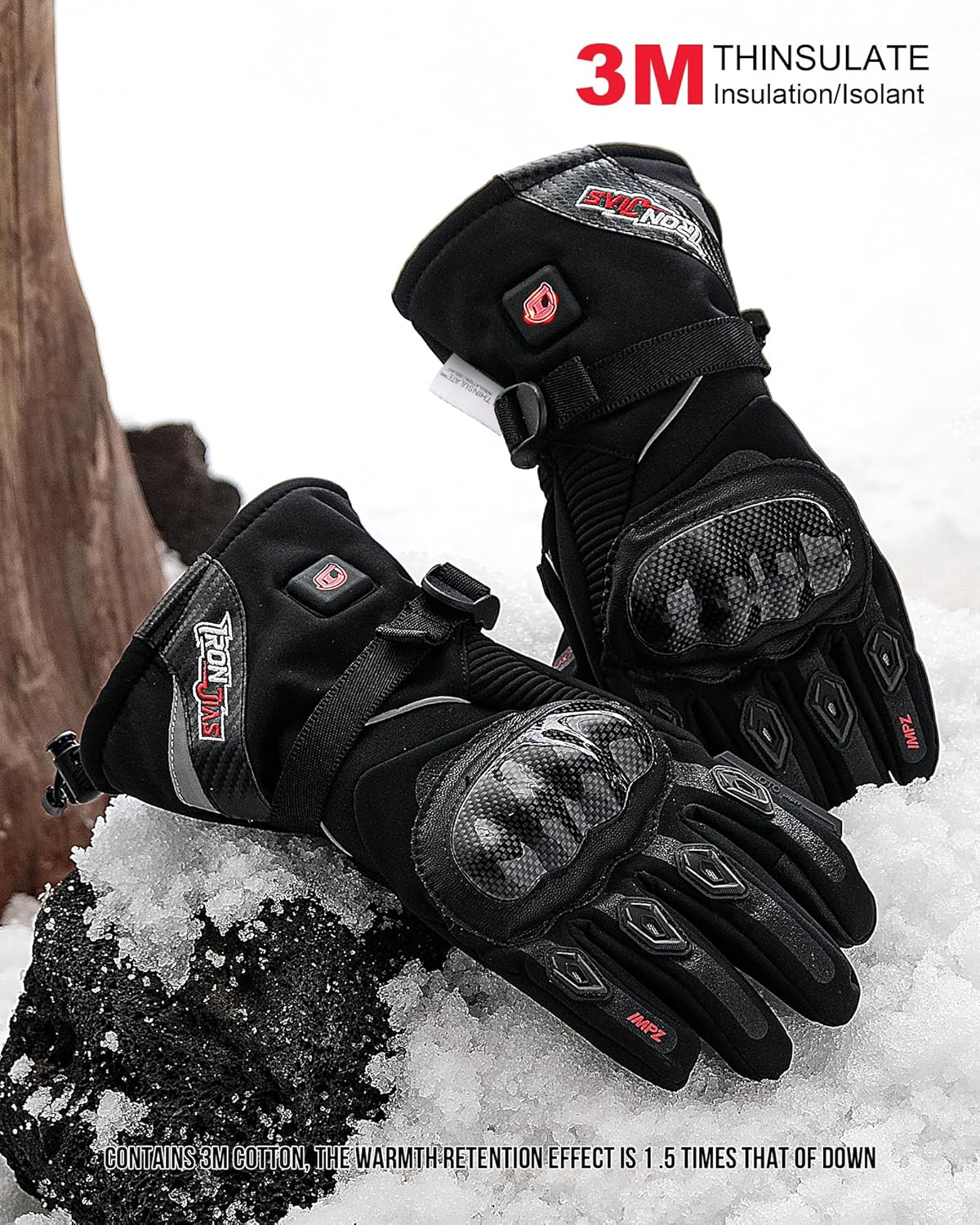 BORLENI Fűthető Kesztyű Akkumulátor Részletek