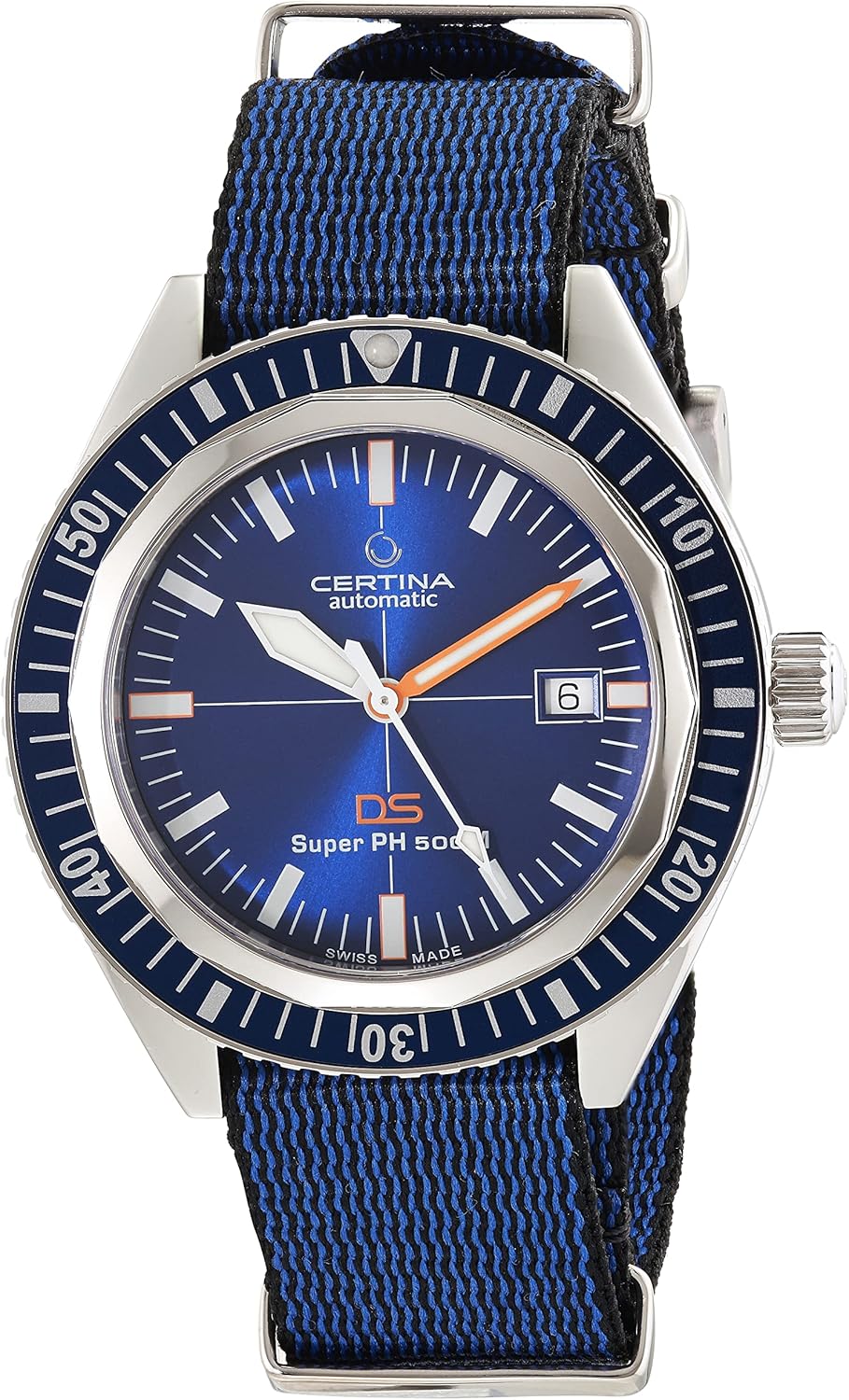Certina, Mens, DS SUPER PH500M, Stainless Steel, Swiss