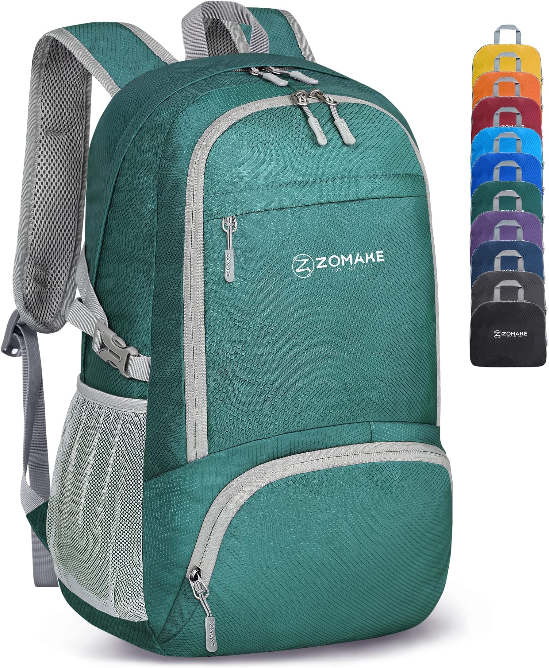 Foldable Backpack - Lightweight Packable Hiking Daypack 30 L Travel Rucksack Water Resistant Outdoor Sports Camping Bag Walking Trekking for Men Women Seniors